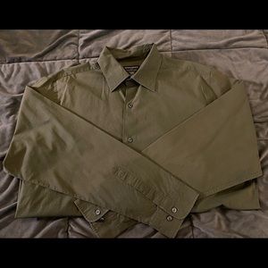 Banana Republic olive green dress shirt